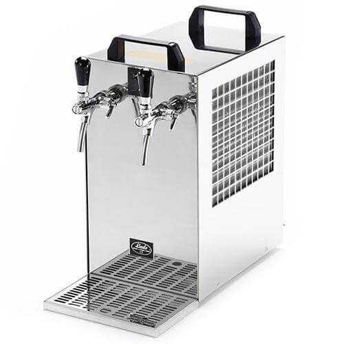 The Beverage Cooling Company - Lindr 70/K Greenline portable beer wine and cocktail cooler (front)