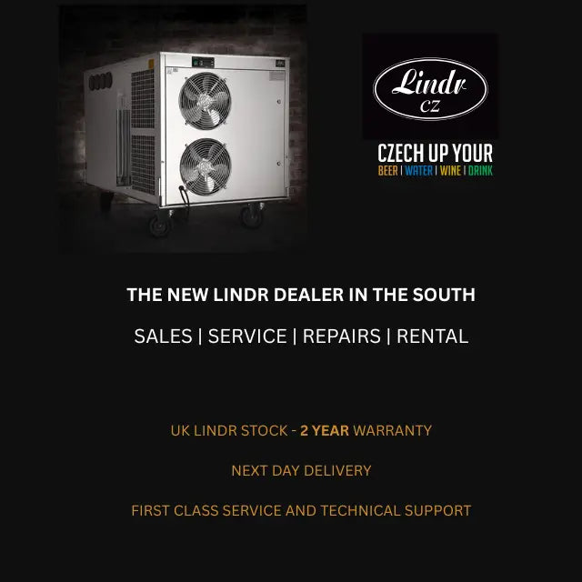 The Beverage Cooling Company New Lindr Specialist sales service repairs rental Lindr models in stock portable and under counter