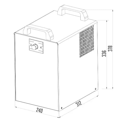 The Beverage Cooling Company Lindr Soda 25 under counter dimensions