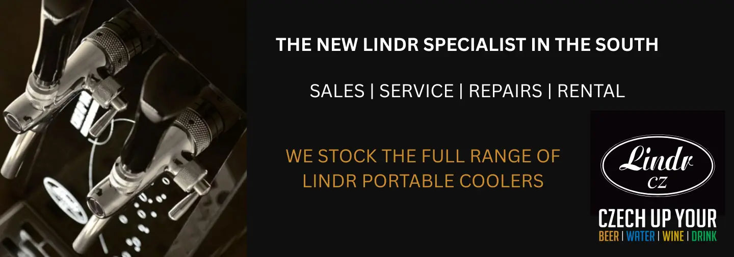 The Beverage Cooling Company New Lindr Specialist sales service repairs rental  Lindr portables in stock