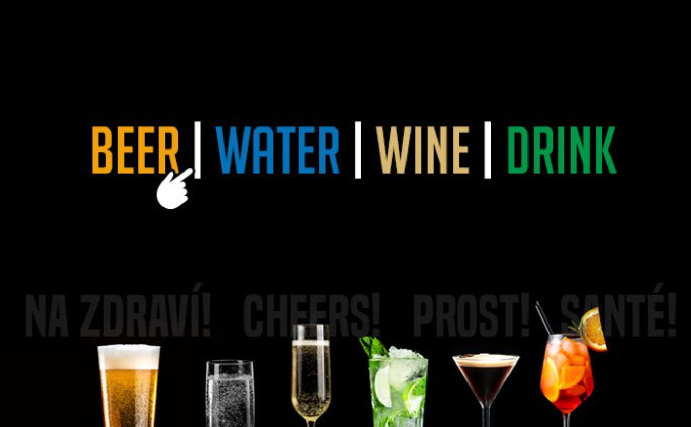 Lindr beverage options