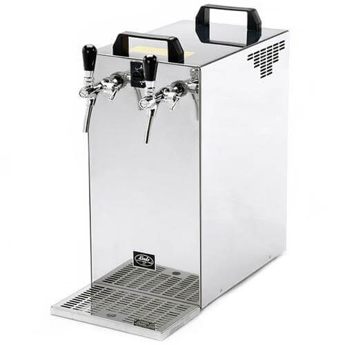The Beverage Cooling Company - Lindr 155/K Greenline new portable beer wine and cocktail cooler (front)