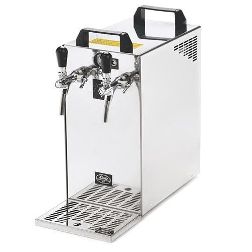 Lindr 40/K Profi Greenline New portable beer wine and cocktail cooler (front)